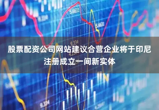 股票配资公司网站建议合营企业将于印尼注册成立一间新实体